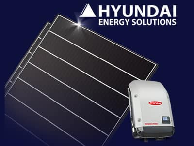 Hyundai 390w solar Panel